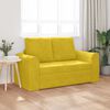 vidaXL Sofa lova 60cm Geltona Aksomas