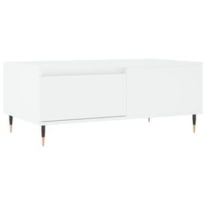 vidaXL Kavos staliukas, baltos spalvos, 90x50x36,5cm, apdirbta mediena