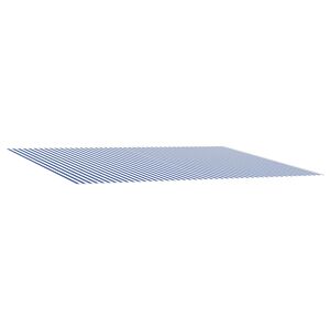 vidaXL Markizės pakaitinis audinys Mėlyna ir balta 400 &times; 300 cm