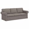 vidaXL Sofa 2 pcs Taupe 215 x 82 x 80 cm audinys