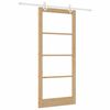 vidaXL Slankios durys Natūrali 93 x 211 cm