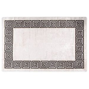 vidaXL Kilimas, &scaron;viesus smėlio, 160x230cm, neslystantis, skalbiamas