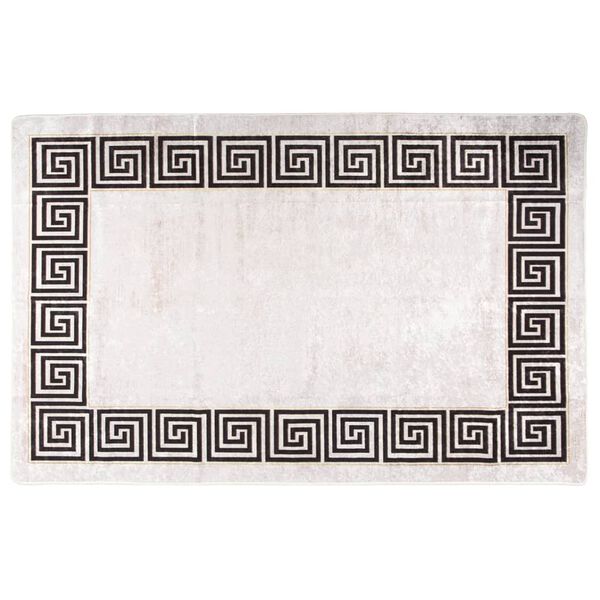 vidaXL Kilimas, šviesus smėlio, 160x230cm, neslystantis, skalbiamas