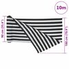 vidaXL Privatumo suteikiantis tinklelis, antracito/baltas, 1,8x10m