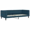 vidaXL Sofa, mėlynos spalvos, 90x200cm, aksomas