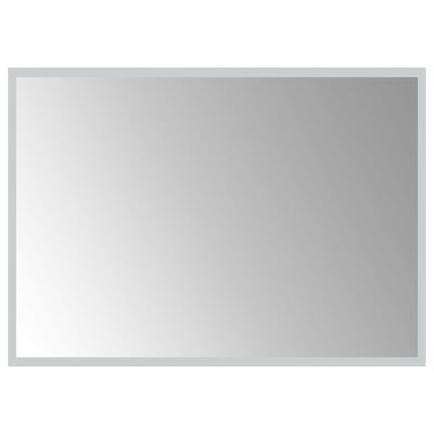 vidaXL Vonios kambario LED veidrodis, 70x50cm
