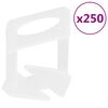 vidaXL Plytelių i&scaron;lyginimo spaustukai, 250vnt., 3mm