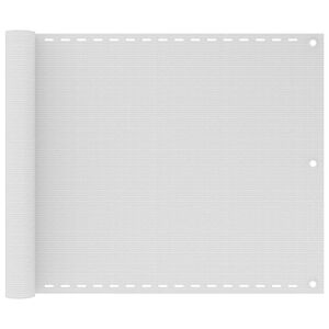 vidaXL Balkono Pertvara, HDPE, 75x400 cm, Balta