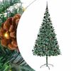 vidaXL Dirbtinė Kalėdų eglutė su 300 LED Žalia 210 cm PVC ir plienas