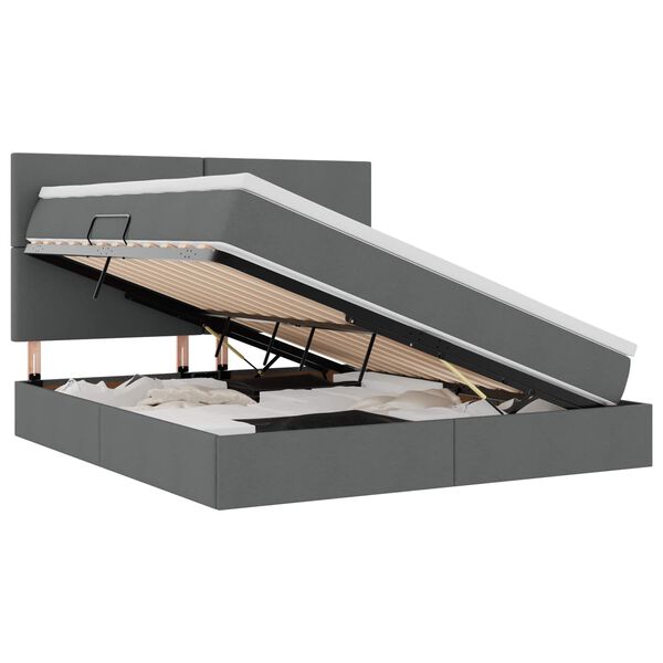 vidaXL Lova su daiktų laikymo vieta ir čiužiniu 160 x 200 cm