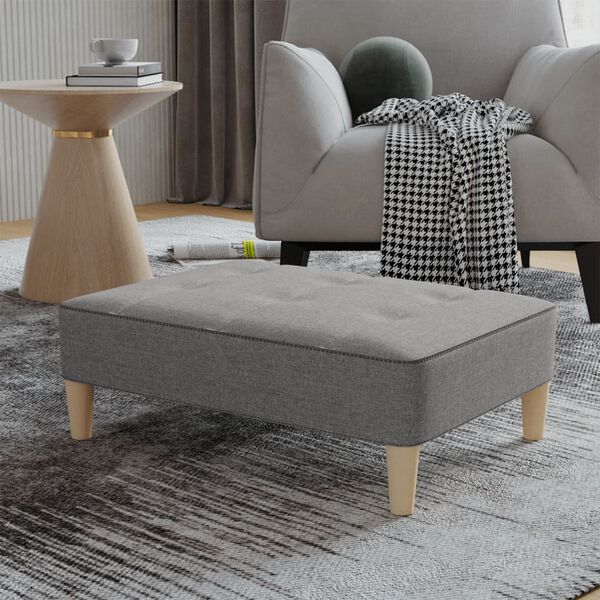 vidaXL Pakoja, &scaron;viesiai pilkos spalvos, 78x56x32cm, audinys