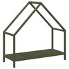vidaXL Malkų lentyna Olive Green 60x25x60 cm &Scaron;altai valcuotas plienas
