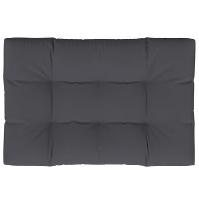 vidaXL Paletės pagalvėlė, antracito spalvos, 120x80x12cm, audinys