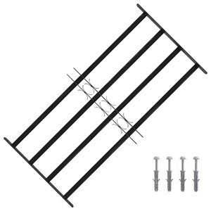 vidaXL Langų grotelės 115 x 60 cm Milteliniu būdu dengtas plienas