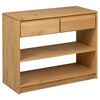 vidaXL Konsolinis staliukas SAUDA, ąžuolo, 89,5x36,5x73cm, pu&scaron;is