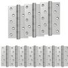 vidaXL Vyrius 16 vnt. 125 x 75 x 13 mm Sidabrinė Plienas