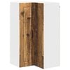 vidaXL Sieninis kampinis kabinetas PORTO Senas medis 57 x 57 x 100 cm