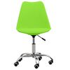 vidaXL Valgomojo kėdės, 6vnt., žalios spalvos, dirbtinė oda (3x288399)