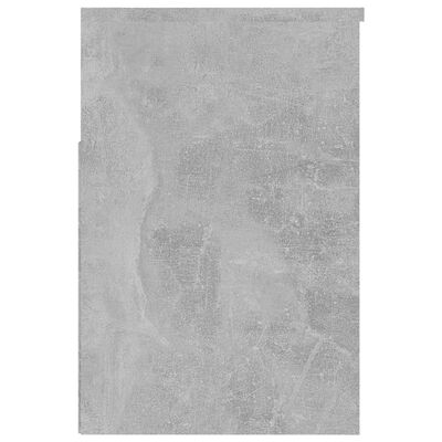 vidaXL Batų suoliukas, betono pilkos spalvos, 60x30x45cm, MDP