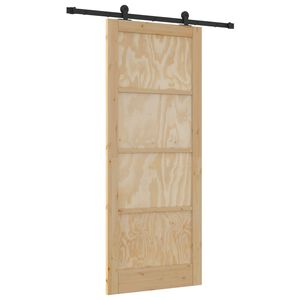 vidaXL Slankios durys ORKDAL Natūrali 86 x 211 cm