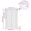 vidaXL Venecijos žaliuzės Reguliuojamas Balta 150 x 100 cm PVC