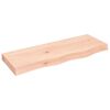 vidaXL Vonios kambario stalvir&scaron;is, 80x30x(2&ndash;6)cm, medienos masyvas