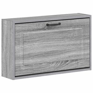 vidaXL Sieninis batų kabinetas UTRECHT 71 x 17 x 43 cm Pilka Sonoma