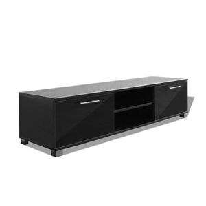 vidaXL Televizoriaus spintelė, juoda, 120x40,5x35cm, labai blizgi