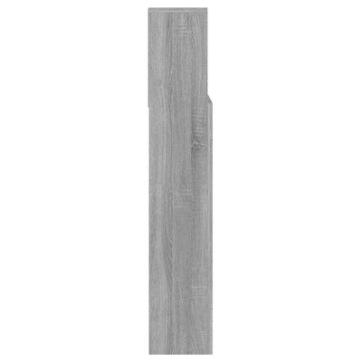 vidaXL Galvūgalis-spintelė, pilkos ąžuolo spalvos, 140x19x103,5cm