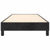 vidaXL Lovos rėmas su spyruoklėmis, juodos spalvos, 80x200cm, aksomas