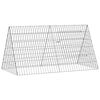 vidaXL Triu&scaron;ių narvas Sidabrinė 110 x 55 x 55 cm Galvanizuotas plienas