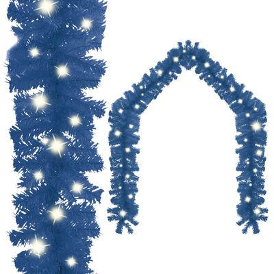 vidaXL Kalėdinė girlianda su LED lemputėmis, mėlynos spalvos, 5m