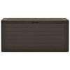 vidaXL Sodo daiktadėžė, rudos spalvos, 116x44x55cm