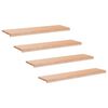 vidaXL Laiptų pakopos 4 vnt. 120 x 25 x 2 cm Natūrali