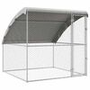 vidaXL &Scaron;unų narvas Sidabro 2 x 2 x 2 m Galvanizuotas plienas
