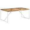 vidaXL Valgomojo stalas, 180x90x76cm, akacija ir mango mediena