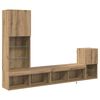 vidaXL TV sieniniai vienetai Amatininkų ąžuolas Apdirbta mediena