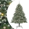 vidaXL Dirbtinė Kalėdų eglutė Žalia 240 cm PVC, plastikas ir plienas