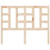 vidaXL Lovos galvūgalis, 126x4x100cm, pušies medienos masyvas