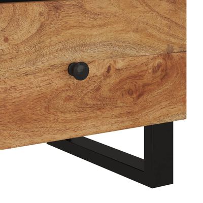 vidaXL Naktinė spintelė, akacijos masyvas ir apdirbta mediena