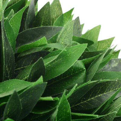 vidaXL Dirbtinis augalas-lauramedis su vazonu, žalios spalvos, 130cm