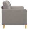 vidaXL Dvivietė sofa, taupe spalvos, 140cm, audinys