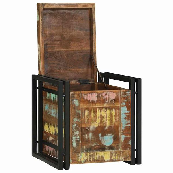 vidaXL Saugojimo dėžė 40 x 40 x 40 cm Akacijos medienos masyvas