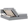 vidaXL Saugos lova &Scaron;viesiai pilka 180 x 200 cm Dirbtinė oda