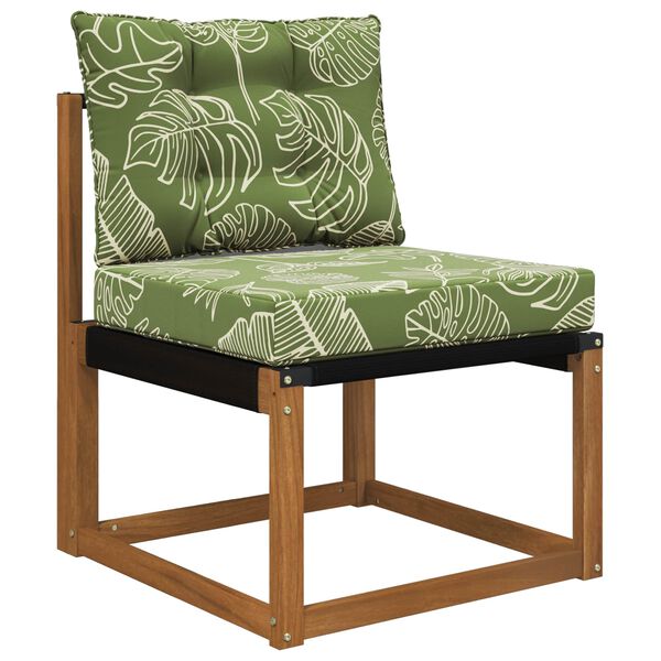 vidaXL Lauko sofa pagalvėlė 2 pcs Lapų dizainas Poliesteris