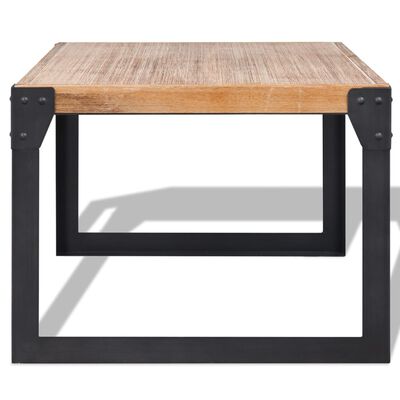 vidaXL Kavos staliukas, tvirta akacijos mediena, 100x60x45 cm