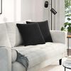 vidaXL Sofa Pagalvės 2 pcs Juoda 45 x 45 cm Kordūrinis audinys
