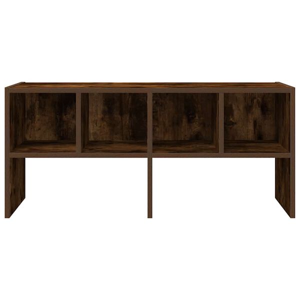 vidaXL Batų lentyna, sukraunamos, dūminio, 89,5x30x40cm