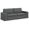 vidaXL Sofa 2 pcs Tamsiai pilka 182 x 80 x 82 cm audinys