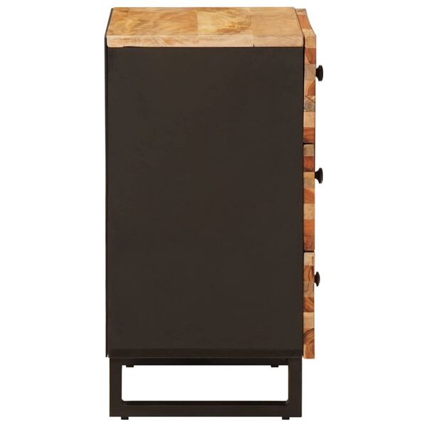 vidaXL Lovos spintelė Ruda 50 x 33 x 62 cm Kietas mango medis